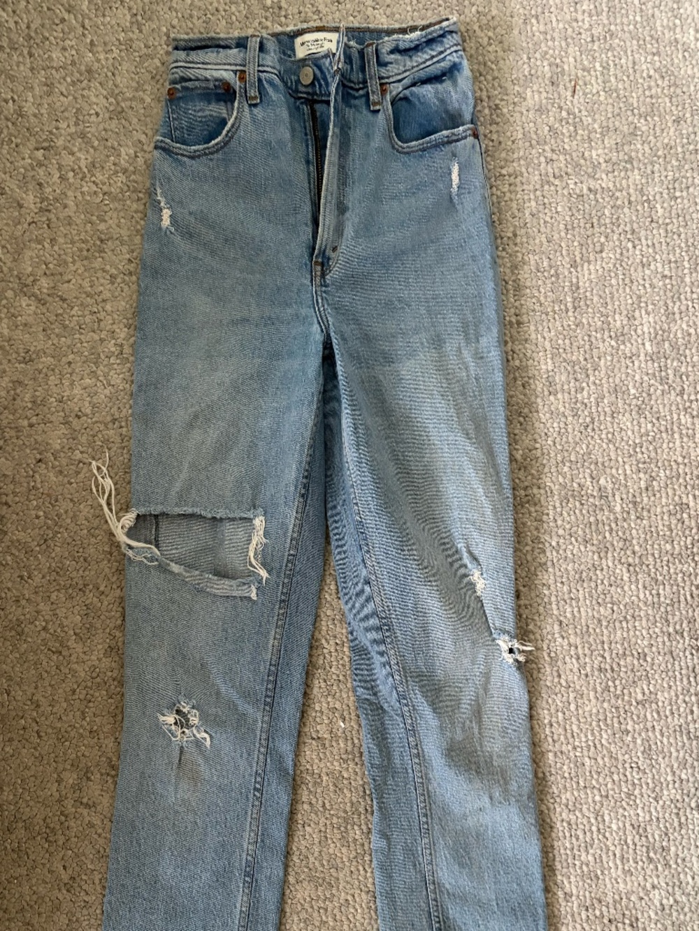 Abercrombie 90s High Rise Straight Jeans